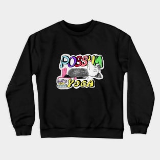 Possum Joga Zen Master Crewneck Sweatshirt